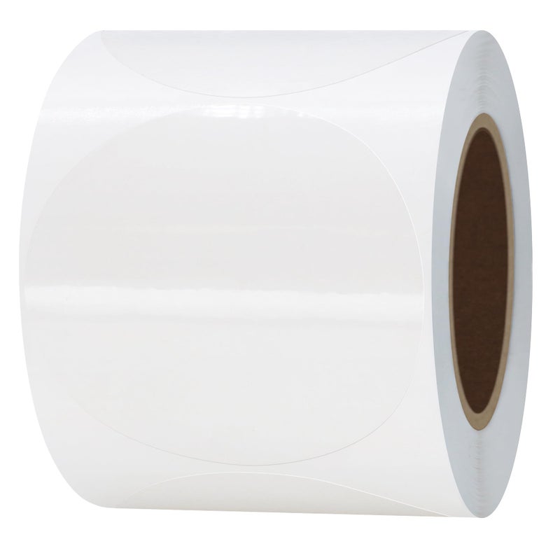 Hybsk 300pcs Clear Round Labels 2 inch Circle Seal Sticker for Envelope Sealing Box Packing (2 inch Round) - Image 1